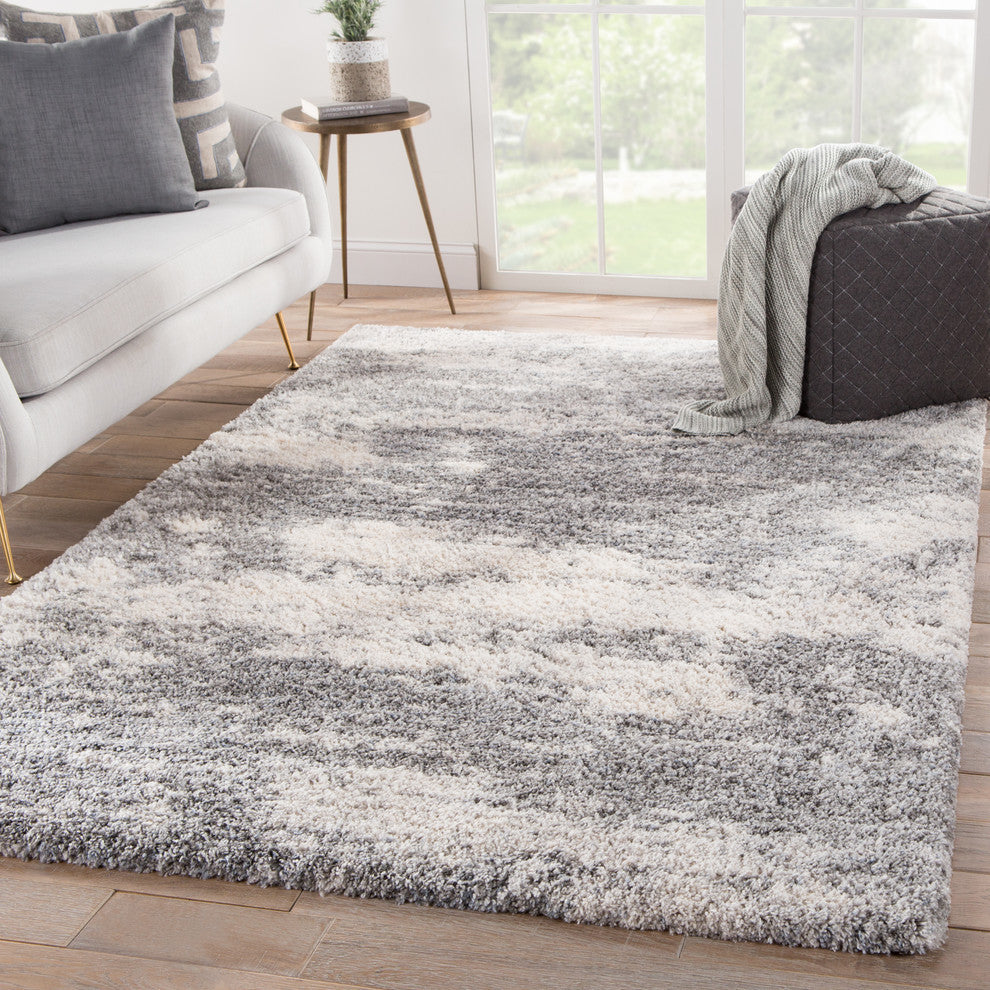 Jaipur Living Elodie Abstract Gray Rug, 5'3"x7'7"