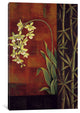 "Green Orchid" by Jill Deveraux, Canvas Print, 26"x18"