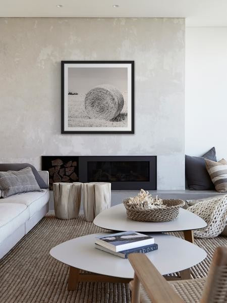 "Ready for Winter" Framed Painting Print, 32"x32"