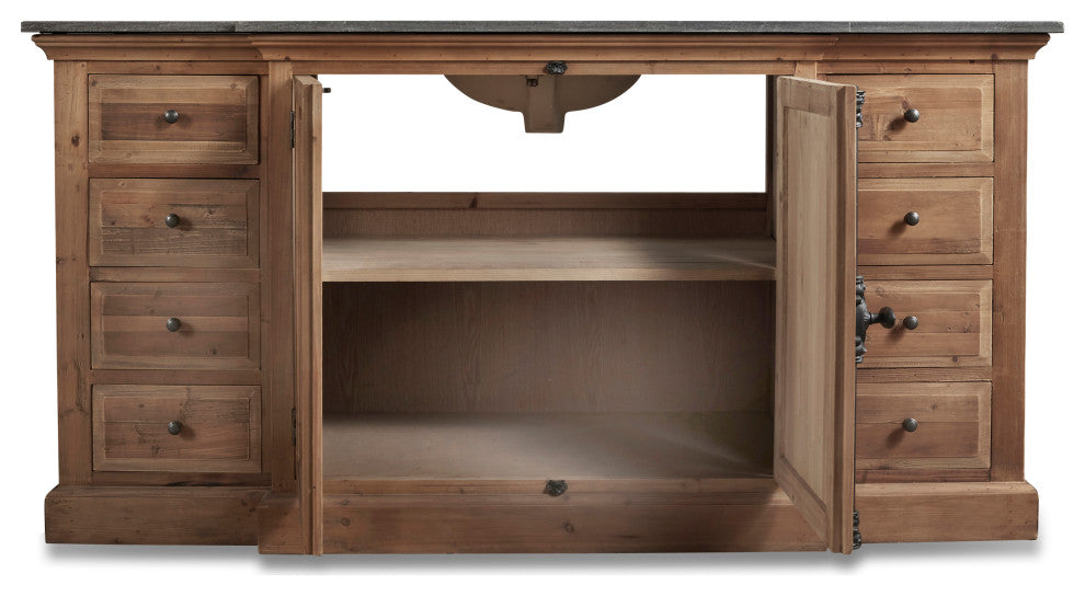 71" Reclaimed Pine Single Bath Vanity