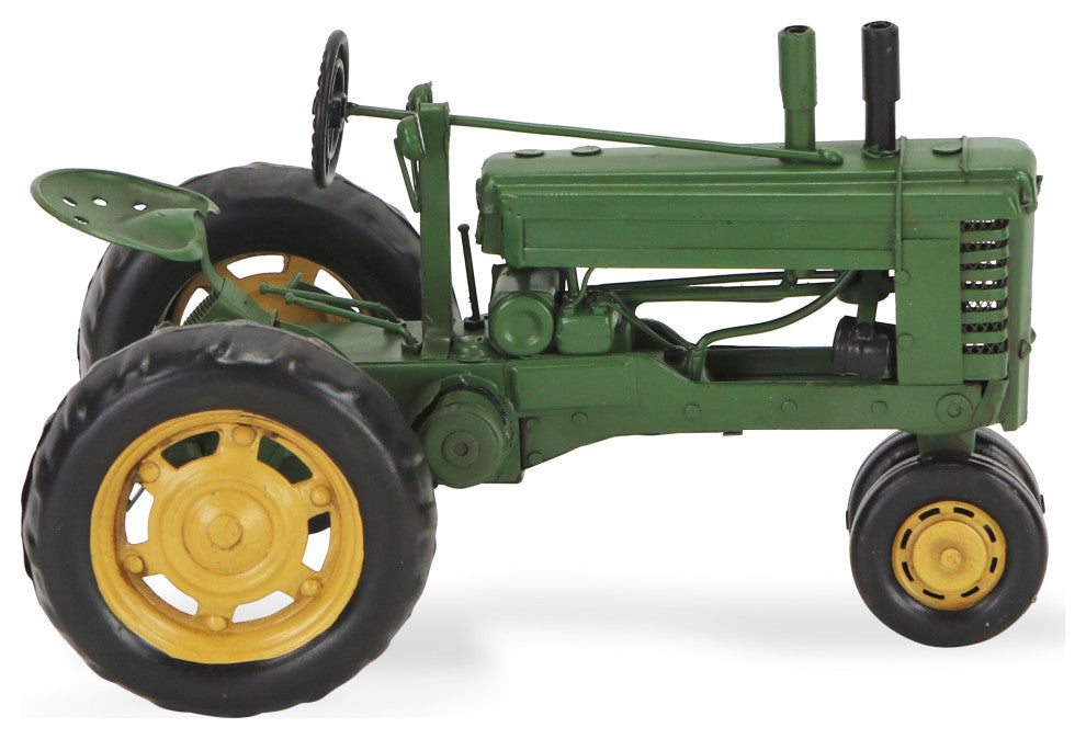 Classic Tractor Figurine, Green