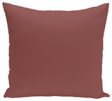 Solid Outdoor Pillow, Mahogany, 18"x18"