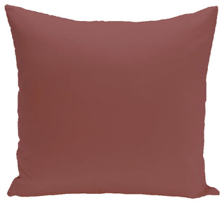 Solid Outdoor Pillow, Mahogany, 18"x18"
