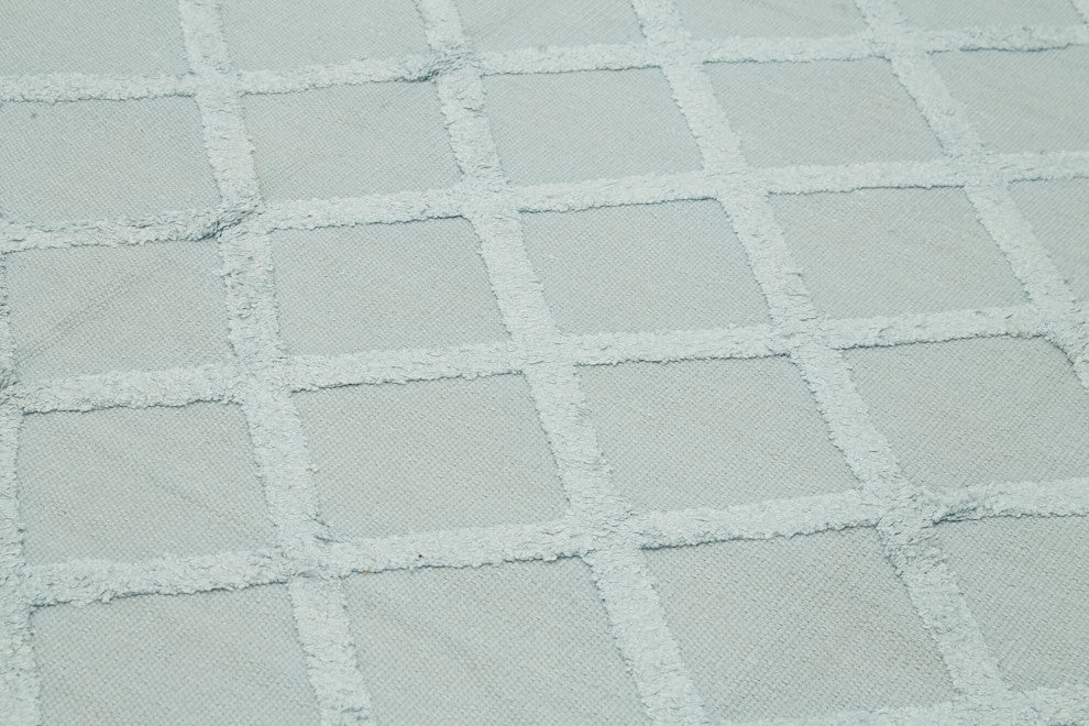 Rug N Carpet - Hand-knotted Modern Design 8' 1'' x 10' Wool Flatweave Kilim Rug