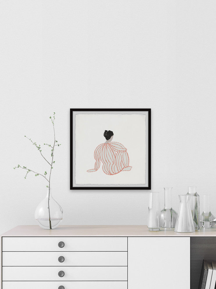 "Start Now Not Tomorrow" Framed Painting Print, 32x32