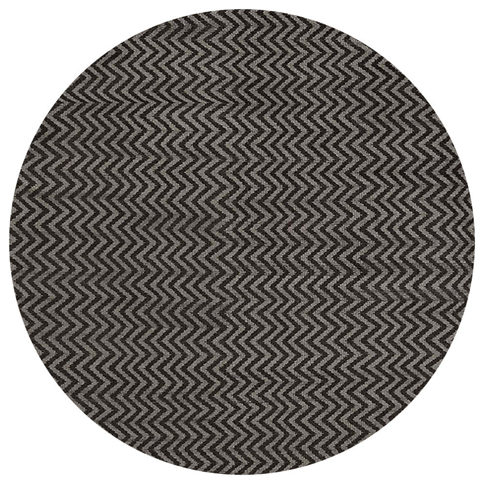 Ahgly Company Indoor Round Mid-Century Modern Area Rugs, 7' Round