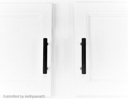 Celeste Bar Pull Cabinet Handle Oil-Rubbed Bronze Solid Steel, 19"x24"