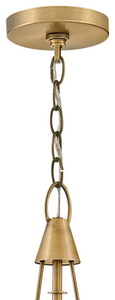 Hinkley Danvers Small Pendant, Lacquered Dark Brass