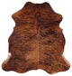 Brindle Natural Cowhide Rug 6' 6" X 6' 1" C1875