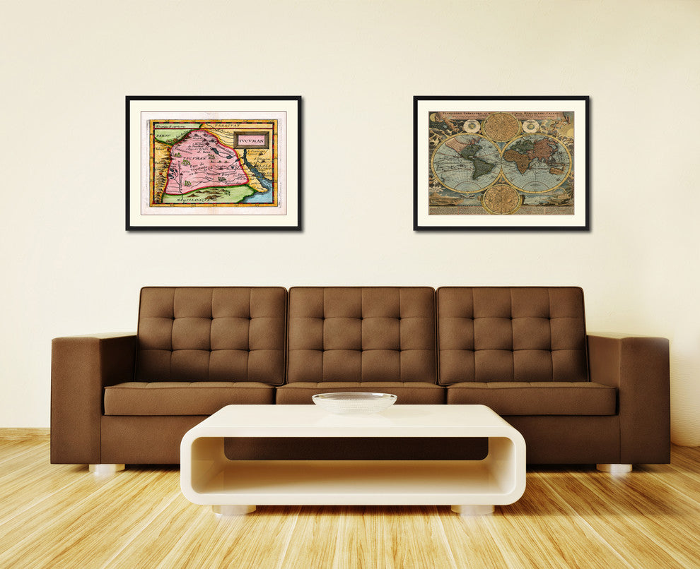 Tucuman Argentina Buenos Aires Vintage Antique Map Wall Art, 28"x37"