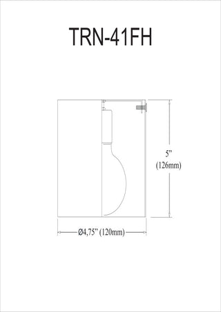 Flush Mount Ceiling Light Theron Integrated LED, Matte Black