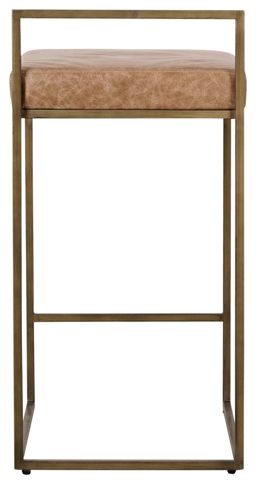 Belfort 26" Counter Stool Chestnut by Kosas Home