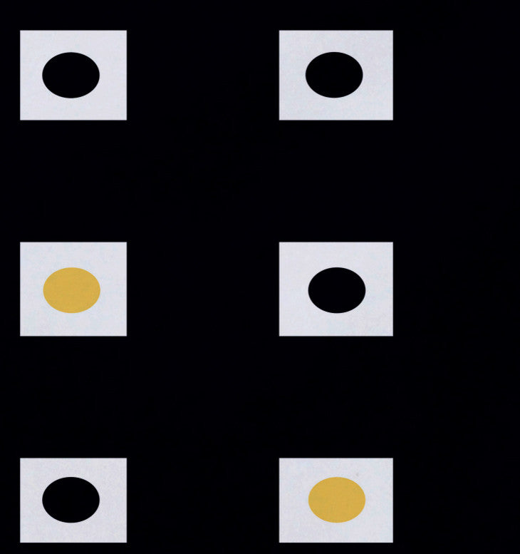 Hip To Be Square Geometric Print Placement, Bewitching, Set of 4