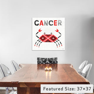 "Zodiac Cancer" by Michael Mullan, 37x37x1.5