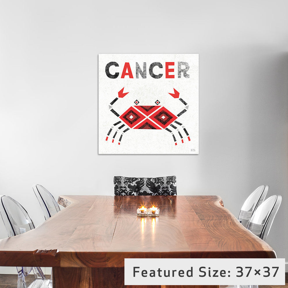 "Zodiac Cancer" by Michael Mullan, 37x37x1.5