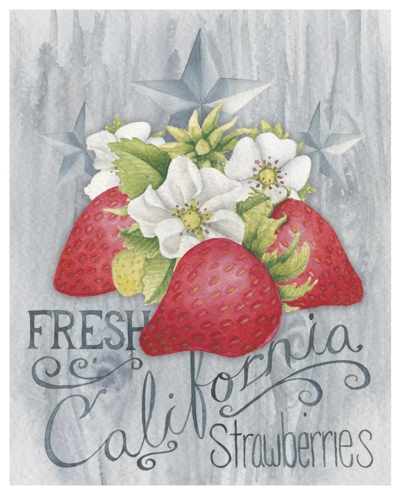 "American Berries I" Digital Paper Print by Elyse DeNeige, 22"x26"
