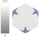 Stella Hex Azul Porcelain Floor and Wall Tile
