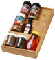 YBM HOME In-Drawer 3-Tier Bamboo Spice Rack Drawer Organizer Tray