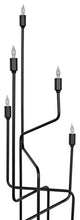 Moriarty Floor Lamp, Black Metal