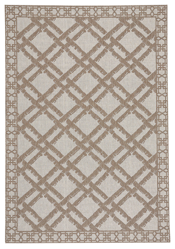 Capel Williamsburg Elsinore-Bamboo Trellis Wheat 4724_675 Machine Woven Rugs - 7