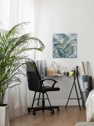 "Blissful" Painting Print on Wrapped Canvas, 32"x32"