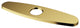 VIGO 10" L Kitchen Deck Plate, Matte Gold