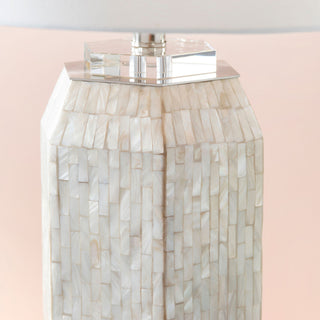 Remini 31" Table Lamp With Drum Shade, Gray