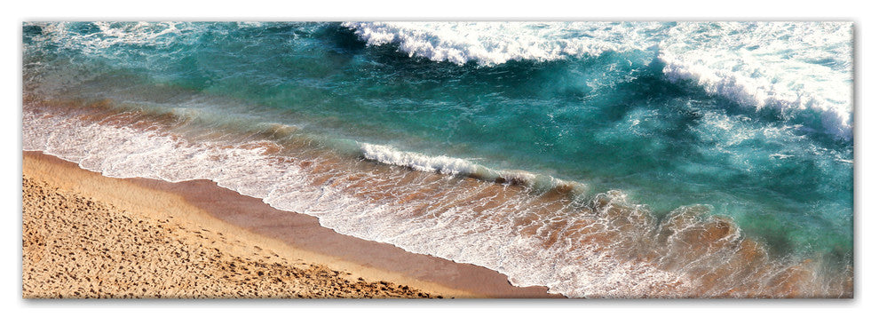 Crashing Waves 20x60 Canvas Wall Art