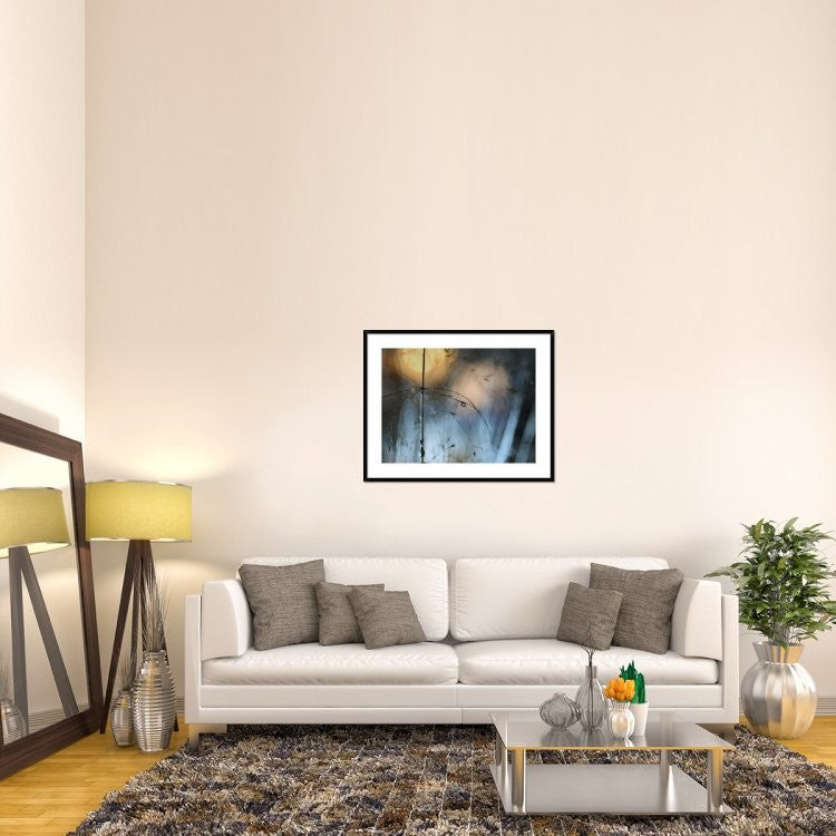 "Almost Dark" Framed Digital Print by Heidi Westum, 40x32"