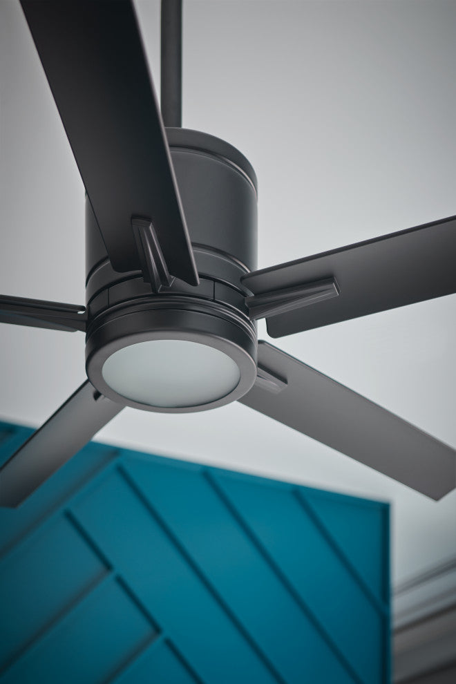Hinkley Vail 52" LED Indoor/Outdoor Ceiling Fan, Matte Black