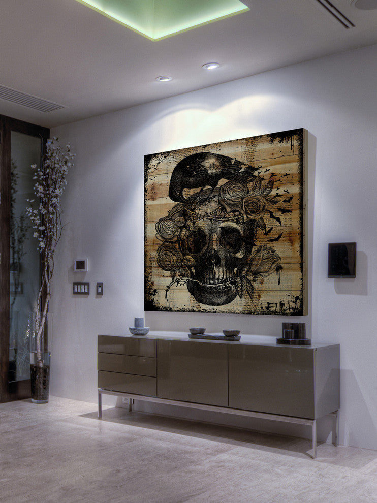 Marmont Hill, "To Die For" by Vicki Butler Painting Print, Natural Pine Wood