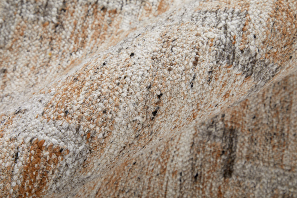 Weave & Wander Elstow Transitional PET Yarn Beige/Gray Rug, 5'x8'