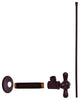 Toilet Kit - 1/2" Ips X 3/8" Od X 20" Flat Head In Oil Rubbed Bronze, Oil Rubbed Bronze