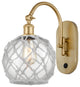 Innovations 518-1W-SG-G122-8RW 1 Light 8" Sconce, Satin Gold