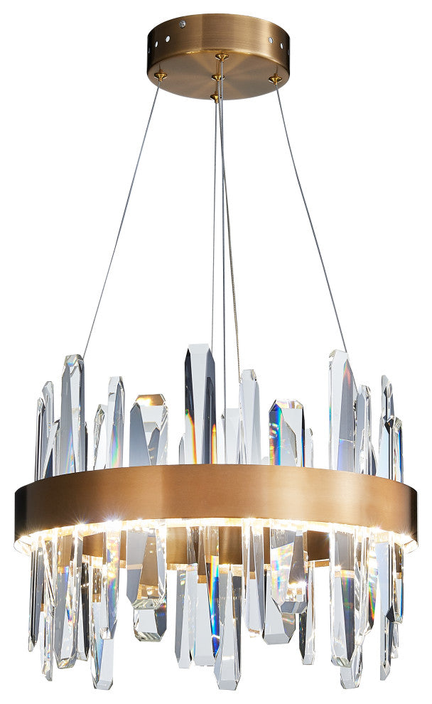 BETHEL INTERNATIONAL FT70C24G 1-Light LED Chandelier