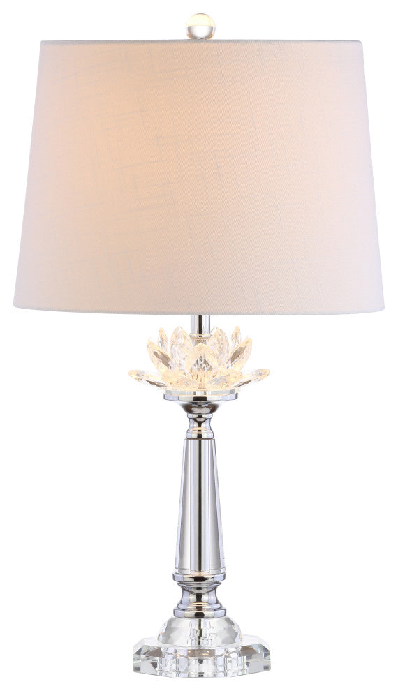 Day 24.5" Crystal Table Lamp, Clear