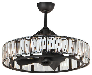 Maxim Odeon 22 LED Odeon 22" 3 Blade Smart LED Indoor Ceiling Fan - Black