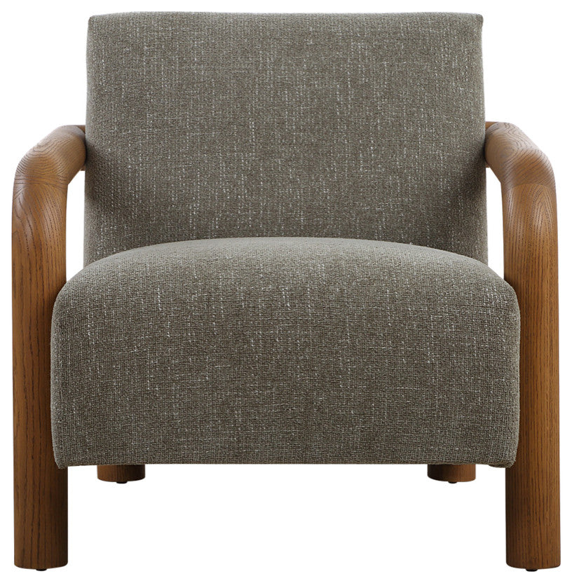 Uttermost DeSoto Cream Swivel Chair