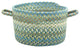 Kill Devil Hill Braided Basket, Dark Green, 20"x20"x12"