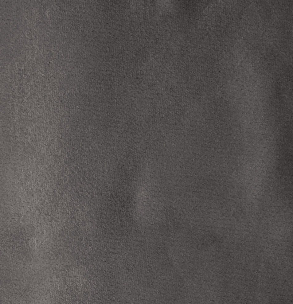 Nadia Velvet Upholstered Bed, Gray, King