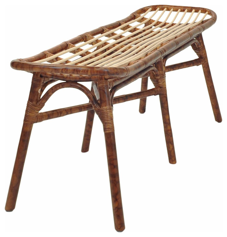 Beyla Rattan Bench