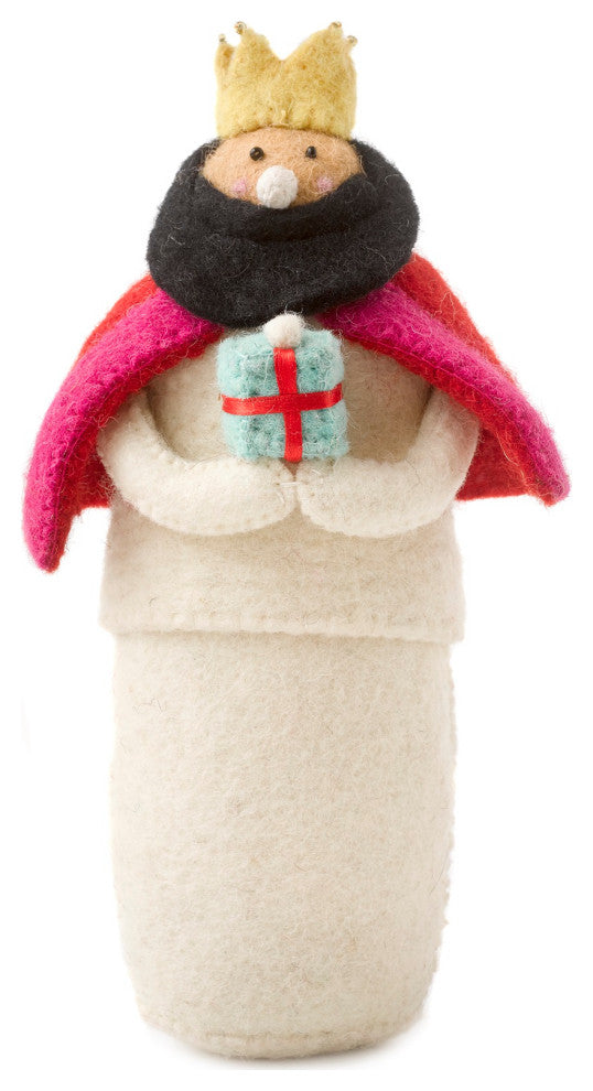 Nativity Scene in Hand Felted Wool