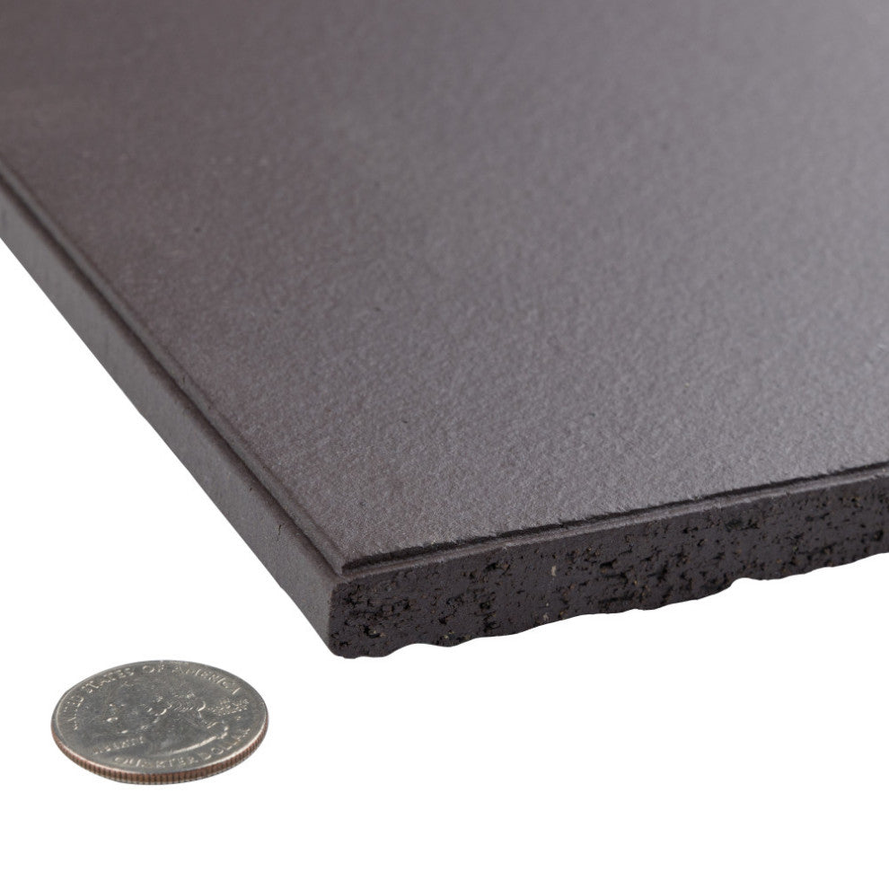 Quarry Black Ceramic Floor and Wall Tile