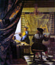 Johannes Vermeer The Art of Painting, Gallery Wrapped Canvas Print, 20"x25"