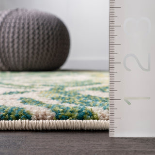 Nuloom Joi Contemporary Country and Floral Area Rug, Green 2'x6'