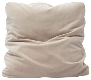Tipsy Rose Floppy Pillow, Taupe, 20x20"