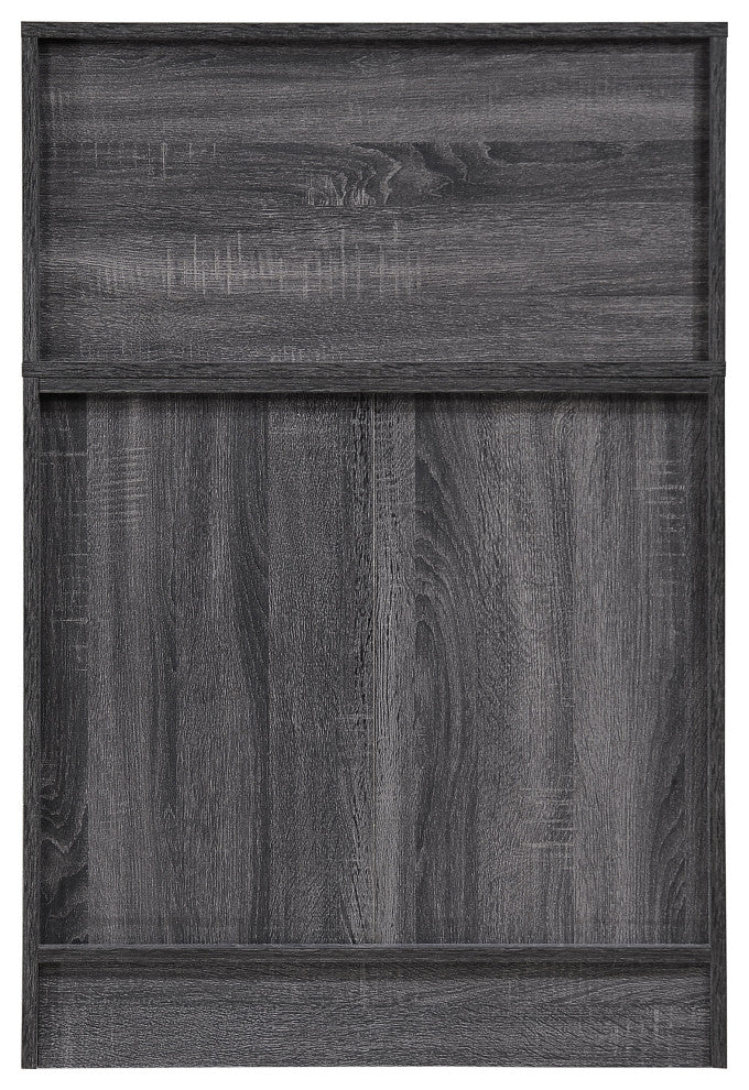 GDF Studio Ridgecrest Mid Century Sonoma Faux Wood Wine and Bar Cabinet, Sonoma