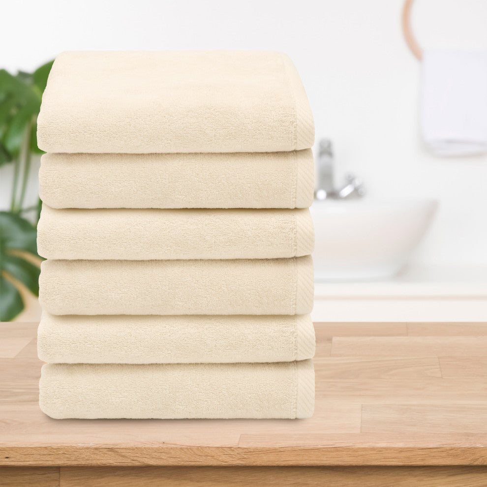 Linum Home Textiles 100% Turkish Cotton Ediree Hand Towels (Set of 6)