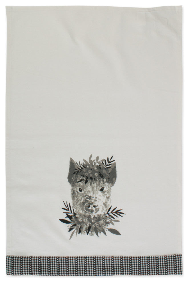 Barn Animals Embellished Dishtowel Set of 3