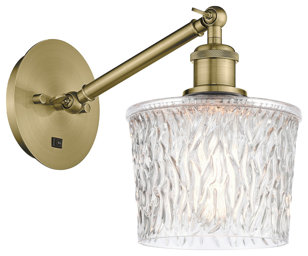 Innovations 317-1W-AB-G402-LED 1-Light Sconce, Antique Brass